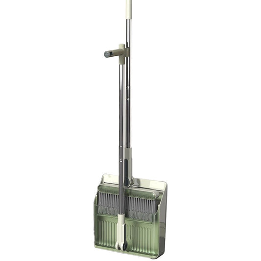 Set Matura si Faras cu Coada selexmo, cu Dinti de Pieptene pentru Curatare Matura, rotativ, pliabil, detasabil, Otel inoxidabil si Polipropilena, 99 x 30 cm Verde