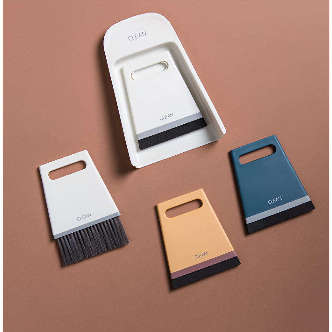 Set Mini Matura si Faras, selexmo, Uz Casnic, Doua Perii, pentru Birou, Bucatarie, Casa, 19.5x13.8x3.6 cm, Albastru