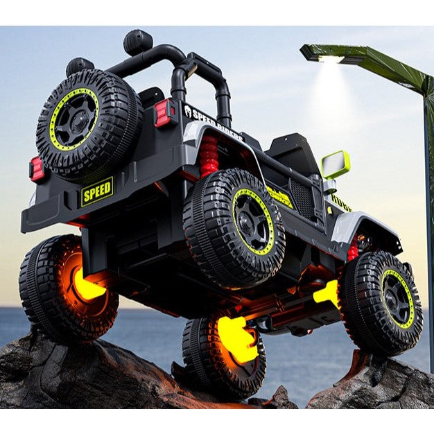 Mașină Electrică 4x4 pentru Copii cu Bluetooth și Telecomandă, 12V, 120x63x68cm