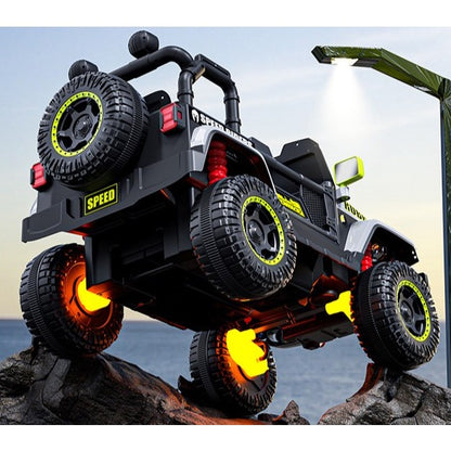 Mașină Electrică 4x4 pentru Copii cu Bluetooth și Telecomandă, 12V, 120x63x68cm