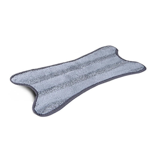 Rezerva Mop Plat, selexmo, din Fibre Superfine, Lavabila, 15 x 38 cm, Argintiu